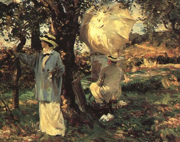 John Singer Sargent The Sketchers Sweden oil painting art